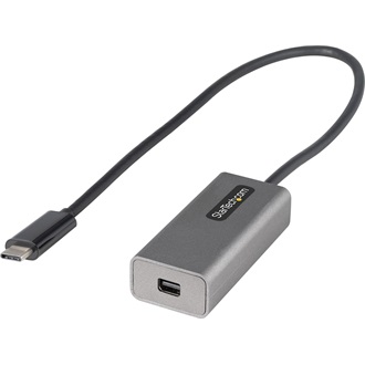 StarTech USB-C / Thunderbolt -> Mini DisplayPort 1.2 M/F adapter 0.3m szürke