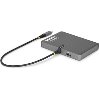 StarTech USB-C -> 4db HDMI 2.0 1db USB-C 1db USB-A 2.0 M/F adapter 0.2m szürke