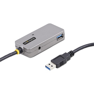 StarTech USB-A 3.0 -> 3db USB-A 3.0 M/F extender 10m fekete-szürke