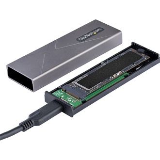 StarTech USB PCIE/SATA M.2 ENCLOSURE M.2 SATA SSD ENCLOSURE TOOLFREE