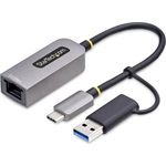 StarTech USB TYPE-C ETHERNET ADAPTER ETHERNET ADAPTER W/USB-A CONVERT