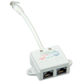Roline RJ45 CAT5e UTP -> 2db RJ45 CAT5e UTP M/F adapter
