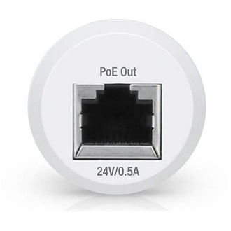 Ubiquiti Instant 802.3af -> Gigabit Ethernet PoE adapter (In: 48V, Out: 24V/0,5A)