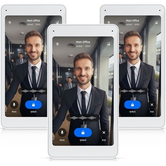 Ubiquiti Intercom Viewer 5" touchscreen LED smart kaputelefon monitor fehér (3db)