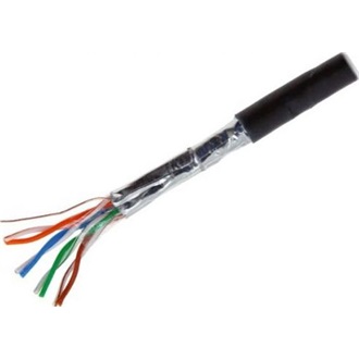 Ubiquiti UISP Cable Pro RJ45 CAT5e FTP - RJ45 CAT5e FTP M/M adatkábel 305m fekete