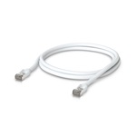 Ubiquiti UniFi Etherlighting RJ45 CAT6A S/FTP - RJ45 CAT6A S/FTP M/M adatkábel 1m fehér