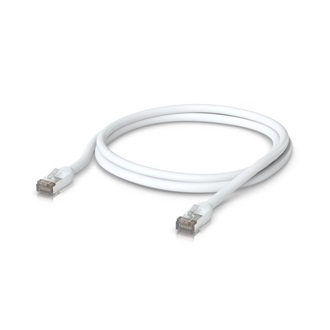 Ubiquiti UniFi Etherlighting RJ45 CAT6A S/FTP - RJ45 CAT6A S/FTP M/M adatkábel 1m fehér