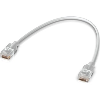 Ubiquiti UniFi Etherlighting RJ45 CAT6 UTP - RJ45 CAT6 UTP M/M adatkábel 0.3m fehér