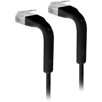 Ubiquiti UniFi Patch Cable RJ45 CAT6 UTP -> RJ45 CAT6 UTP M/M adatkábel 3m fekete 90°