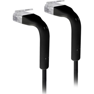 Ubiquiti UniFi Patch RJ45 CAT6 UTP - RJ45 CAT6 UTP M/M adatkábel 0.3m fekete