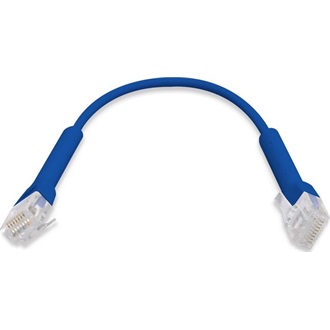 Ubiquiti UniFi Patch RJ45 CAT6 UTP - RJ45 CAT6 UTP M/M adatkábel 0.3m kék