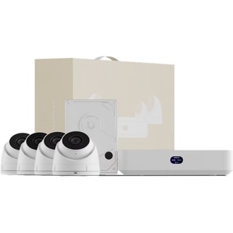 Ubiquiti UniFi UNVR-Instant-KIT-EU Compact Protect NVR Kit, includes (1) UniFi Protect NVR Instant with (4) G5 Turret Ul