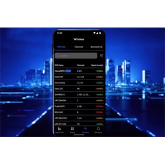 Ubiquiti WiFiMan Wizard USB-C Dual-Band Wi-Fi Bluetooth spektrum analizátor IP55