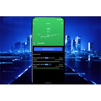 Ubiquiti WiFiMan Wizard USB-C Dual-Band Wi-Fi Bluetooth spektrum analizátor IP55