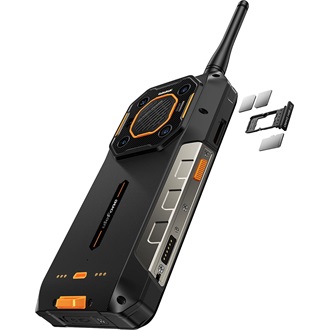 Ulefone Armor 26 Ultra Walkie-talkie 512GB ütésálló okostelefon fekete
