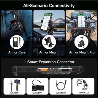 Ulefone Armor 28 Ultra 1024GB ütésálló okostelefon fekete