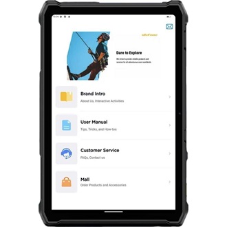 Ulefone Armor Pad 5 Ultra 11" 128GB 4G/LTE 5G/NR ütésálló tablet fekete