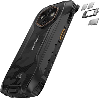 Ulefone RugKing 4 Pro 256GB ütésálló okostelefon fekete