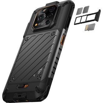 Ulefone RugOne Xever 7 512GB ütésálló okostelefon fekete