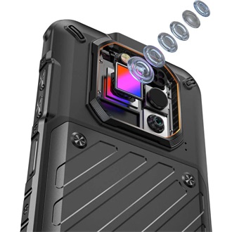 Ulefone RugOne Xever 7 Pro 512GB ütésálló okostelefon fekete
