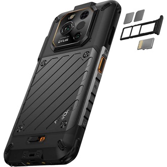 Ulefone RugOne Xever 7 Pro 512GB ütésálló okostelefon fekete