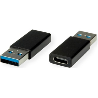 OEM USB-A 3.2 Gen1 -> USB-C 3.2 Gen1 M/F adapter fekete