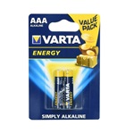 VARTA ENERGY tartós elem (AAA, R3, 1.5V, alkáli) 2db/csomag