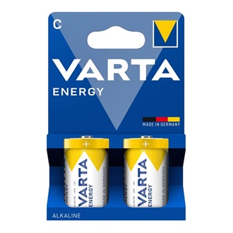 VARTA ENERGY tartós elem (C/baby, LR14, 1.5V, alkáli) 2db/csomag