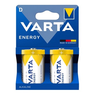 VARTA ENERGY tartós elem (D, LR20, 1.5V, alkáli) 2db/csomag