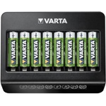 VARTA LCD MULTI CHARGER+ akkutöltő 240V, LED kijelző, FEKETE