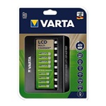 VARTA LCD UNIVERSAL MULTI CHARGER+ akkutöltő 240V, LED kijelző, FEKETE