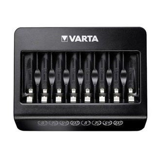 VARTA LCD UNIVERSAL MULTI CHARGER+ akkutöltő 240V, LED kijelző, FEKETE