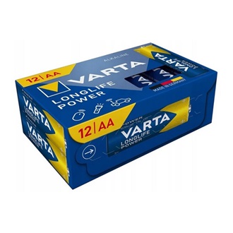 VARTA LONGLIFE POWER CUBE tartós elem (AA, LR06, 1.5V, alkáli) 12db/csomag