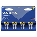 Varta LongLife Power AAA (LR03) alkáli elem 8db