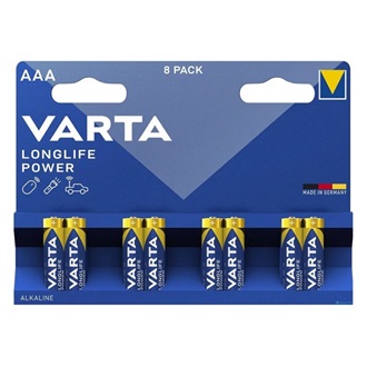 Varta LongLife Power AAA (LR03) alkáli elem 8db