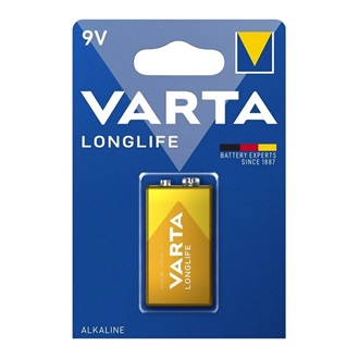 Varta LongLife PP3 (6LR61) alkáli elem 1db