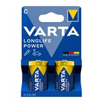 VARTA LONGLIFE tartós elem (C, LR14, 1.5V, alkáli) 2db/csomag