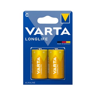 VARTA LONGLIFE tartós elem (C/baby, LR14, 1.5V, alkáli) 2db/csomag