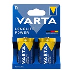 VARTA LONGLIFE tartós elem (D, LR20, 1.5V, alkáli) 2db/csomag