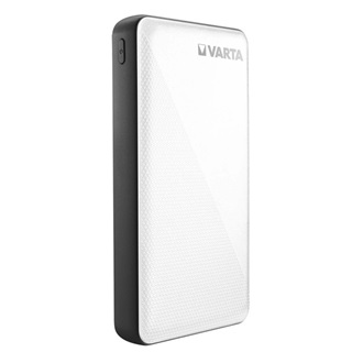 VARTA POWERBANK ENERGY vésztöltő 2 USB+Type-C aljzat 15000mAh, LED jelzés + microUSB kábel, FEHÉR