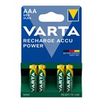 VARTA RECHARGE ACCU POWER elem (AAA, 1.2V, 550mAh Ni-MH, újratölthető) 4db/csomag