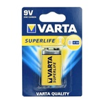 VARTA Superlife tartós elem (6LR61, 9V, cink-szén) 1db/csomag