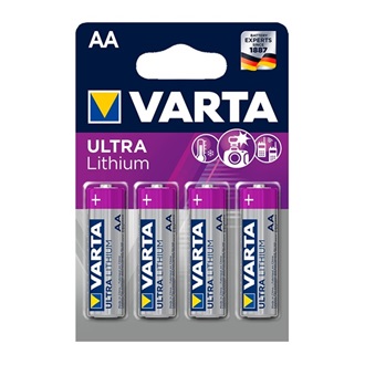 VARTA ULTRA tartós elem (AA, LR06, 1.5V, lítium) 4db/csomag
