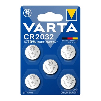 VARTA gombelem (CR2032, 3V, lítium) 5db/csomag