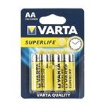 VARTA tartós elem (AA, LR6, 1.5V, cink-szén) 4db/csomag