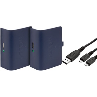 VENOM XBOX Series S/X Kiegészítő 2db akkumulátor (1100mAh) + 3m Töltő kábel Fekete, VS2883