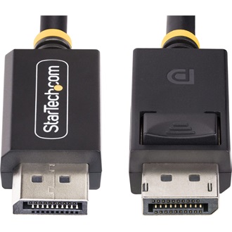 StarTech DisplayPort 2.1 -> DisplayPort 2.1 M/M video kábel 1m fekete