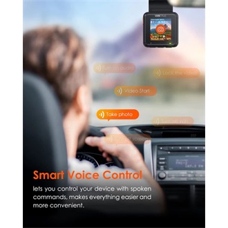 Vantrue Dash Cam - E1 (WiFi+GPS autóskamera, 1944p, HDR, Hangutasítás,512GB MicroSD támogatás,veznélküli távirányító)