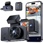 Vantrue Dash Cam - E3 (WiFi+GPS autóskamera első + hátsó+ belső, 1944p+2x1080p, WDR, HDR, 512GB MicroSD támogatás)