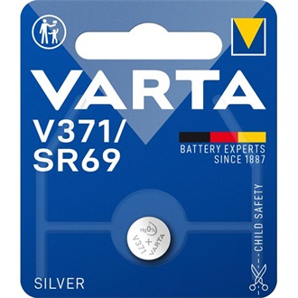 Varta 371101401 gomb (V371) ezüst elem 1db